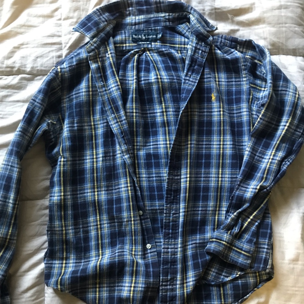 Men’s Ralph Lauren Polo flannel shirt Medium
